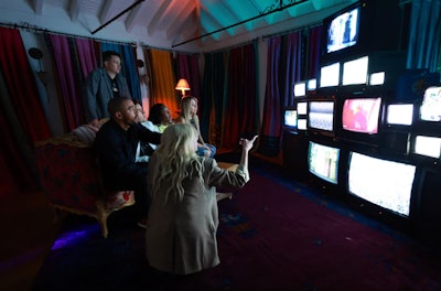 Each room of the mansion revealed new challenges, including an escape room-inspired study where guests had to crack a safe to advance. Another memorable experience? Crawling through a faux fireplace to reach a bedroom surveillance setup, where guests pored over camera feeds in search of hidden clues. To bring the concept to life, Metacore worked with Finnish creative agency Reaktor and experiential agency Jack Morton Worldwide, along with Scout Expedition Co. and JFI Productions on the scenic design and immersive theater experience. See more: How Pedro Pascal—and Some Clever Uses of AI—Brought Guests Inside the Real-Life Merge Mansion