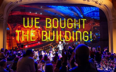 While officially buying the building before the gala was always the goal, event planner Sam Palmer was careful to ensure the gathering would be successful even if the timing didn’t work out. “We had a million different plans, because quite frankly, a million details needed to go right for that to happen,' he said. 'Our leadership and board worked very, very hard to get us across the finish line, and it was a beautiful moment.”
