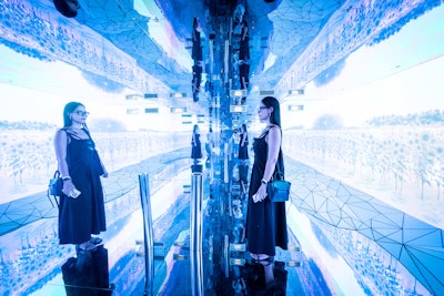 Guests could also demo Ray-Ban Meta glasses, which allowed them to capture photos and videos, listen to music, make hands-free calls, or ask Meta AI questions on-the-go. The beach also showcased the Meta Quest 3 VR headset.