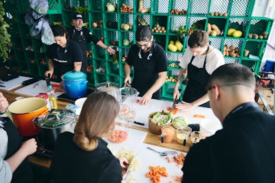 In collaboration with La Tablée des Chefs, the Nourish Lab offered an immersive culinary experience that shined a light on the challenges of food security. Participants were invited to engage their senses—taste, smell, and touch—through cooking and conversation.