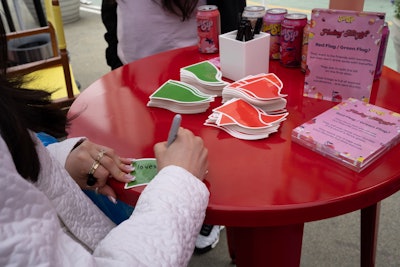 Visitors shared their dating green and red flags.