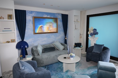 There was also a celestial-inspired lounge.
