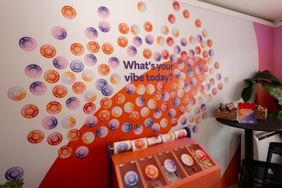 Inside, guests were invited to slow down with morning barista service, afternoon happy hours, and mood-based swag like “vibe check” kits—themed around terms like “Jetlagged,” “Playful,” or “Sunburnt”—that turned a simple giveaway into a charming moment.
