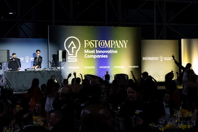 The gala included a live DJ set from the electro-funk duo Chromeo.