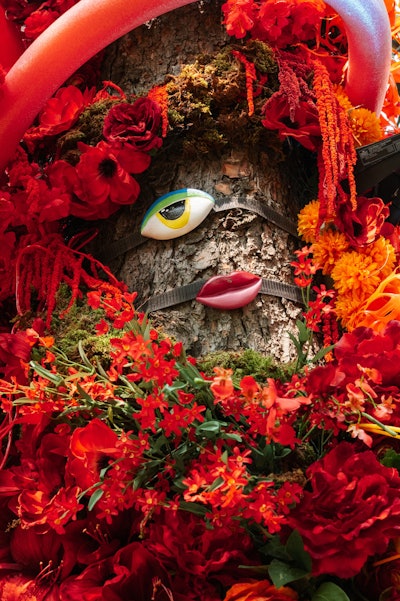 Whimsical touches were dotted throughout the designs.