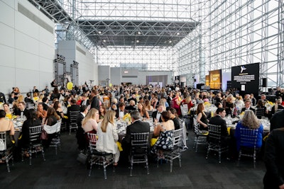 The same space used for the daytime summit was repurposed for the evening gala.