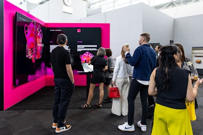 Design and technology company Huge was on site with an AI-powered activation that transformed attendees' visions into unique digital sculptures.