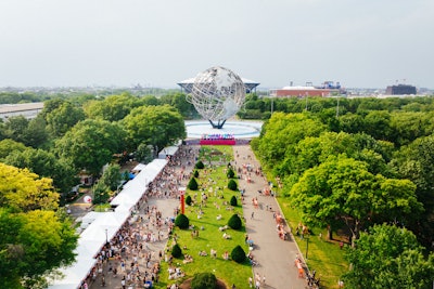 This was the third year that the event was held at Flushing Meadows Corona Park, which features the iconic Unisphere.