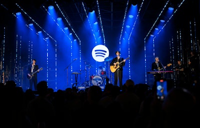 Spotify Beach also hosted a series of hugely popular evening concerts, drawing nearly 1,200 people each night for performances from Alex Warren, sombr (pictured), Lola Young, Cardi B, and more.
