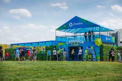 At Dreamville Fest, concert attendees were able to visit the Chase Freedom Cashback Club, which included a bar, special giveaways, games, and photo printouts. Chase Freedom cardholders also received exclusive access to the viewing deck with a plus-one, along with other perks throughout the festival.