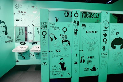 Refinery29's 29Rooms Bathroom Installation