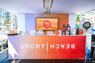 'A point of difference from many of the other beaches is that we design not only for guest experience, panel sessions, and sport but also to incorporate sellable sponsor spaces, working closely with Stagwell to create sponsorship packages,' Burrows says.