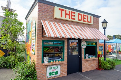 The space, produced by Creative Riff, featured Philly-inspired details like water ice.