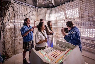 Additional elements included exclusive giveaways, a preview of the Alien: Earth VR experience, and an on-theme beverage created by Chain. Attendees could also explore an Alien: Earth podcast studio on-site.