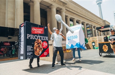 General Mills Oatmeal Crisp Protein 'Protein Power Team' Street Activation