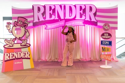 A carnival theme at a tech conference? RenderATL recently pulled this off for its sixth iteration last month. The flagship event of Atlanta Tech Week brought together thousands of engineers, designers, entrepreneurs, and executives for 80+ technical talks and workshops. Instead of the usual sleek, often-restrained design of tech events, this year’s RenderATL featured a carnival theme, which was 'born out of the idea that tech doesn’t have to be cold or corporate,' said RenderATL founder Justin E. Samuels.