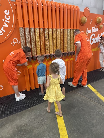 Expert Goldfish Backseat Drivers were on hand to help visitors.