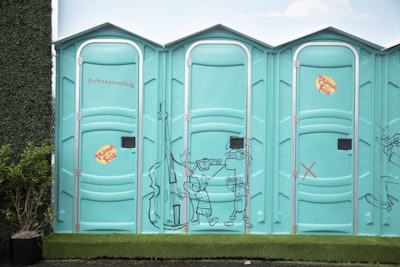 Disney's 'Phineas and Ferb' Porta-Potty at Vans Warped Tour