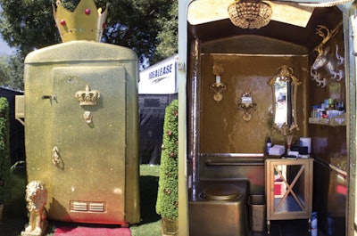 Austin City Limits' Golden Porta-Potty