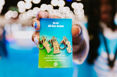 All-Star Access allowed attendees to sign up for text alerts and receive a variety of different perks like custom merch drops and player shoelace charms.