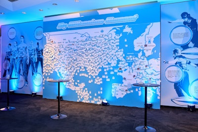 The travel theme extends throughout the space with airport seating, suitcases, baggage tags, and a jet installation, plus a pre-recorded “BSB Air” safety announcement voiced by the band. The free fan experience is open to the public at The Venetian Resort Las Vegas.