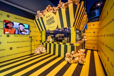 The team took over Gaslamp bar Happy Does and transformed it into a journey through Paramount+'s streaming offerings.